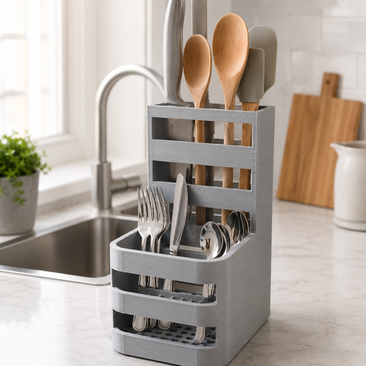 Organizador de Cozinha Duo-Tower